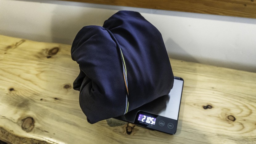 softshell jacket - no surprise, the bulkiest layers were also typically the heaviest.