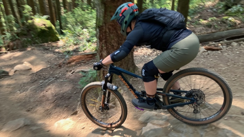 mountain bike shorts womens - in this position, the top of the short is just at the top of the...