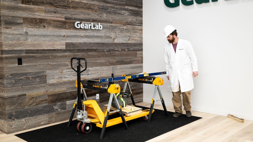 never summer proto fr - we placed a standard weight on the boards over 2 sawhorses to...