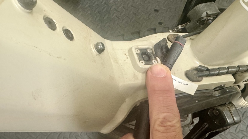 the charge port placement and simple rubber cover keep the mud and...