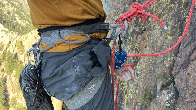 petzl sama - the sama is comfortable for extended periods of belaying or hanging...