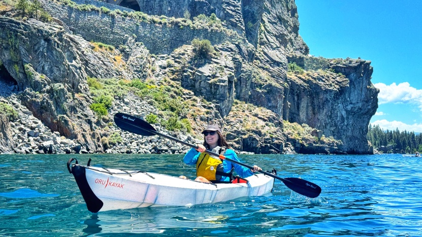 oru beach lt - for a portable boat, the beach is an easy and approachable option...