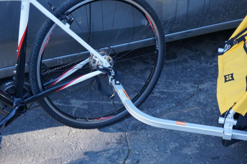 bike trailer - figuring out the right attachment for your trailer will save time...