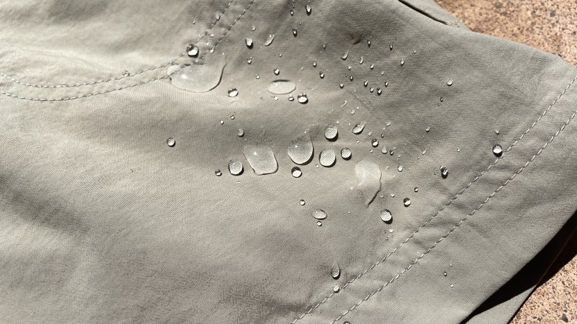 there is some water resistance to the fabric but it doesn't prevent...