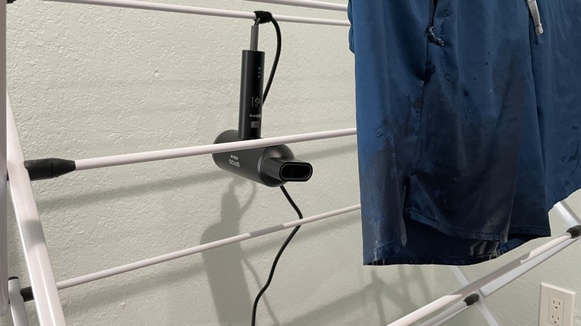 we used a blow dryer on the air-only setting, which means no heat...