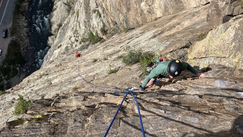 climbing rope - we took each rope high off the ground to determine which are...