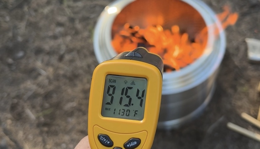 surestove smokeless - our infrared readings helped validate the impressive heat we were...