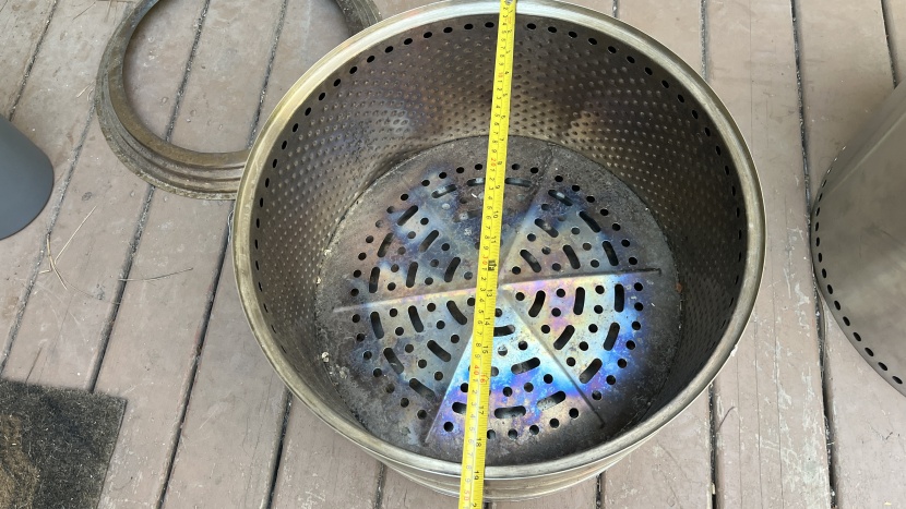 surestove smokeless - a diameter of 19 inches is perfect for medium-sized logs. this helps...