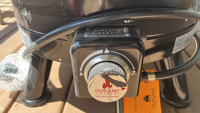 outland living mega - an adjustable flame dial means you can have more control over your...