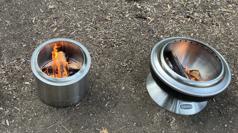 fire pit - even though the cuisinart cleanburn (pictured on the right) is...