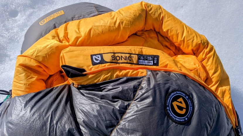 nemo sonic -20 - the warm down and thick baffles around the sonic -20's hood, neck...