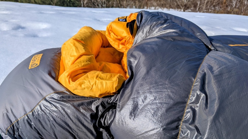 nemo sonic -20 - the dense down stuffing does a lot to tuck your face away from the...