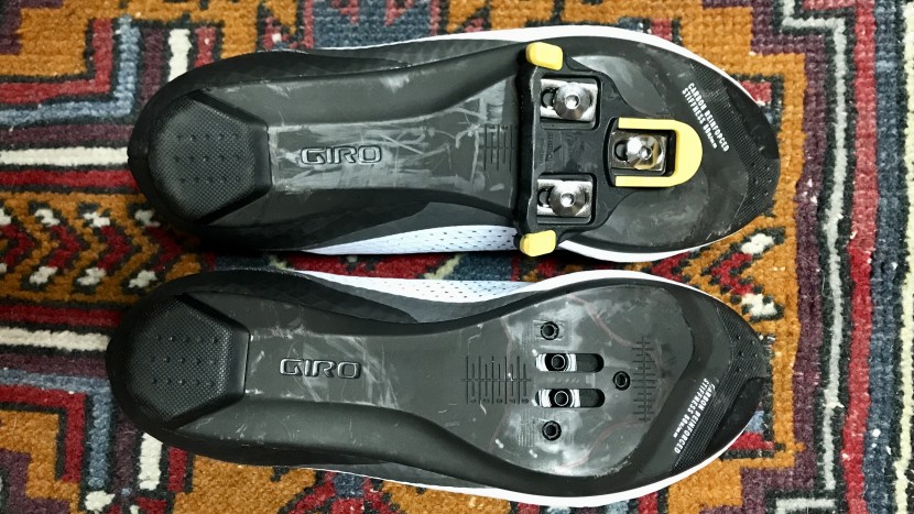 cycling shoes - if you look closely at the toe of the giro cadet, you'll notice that...