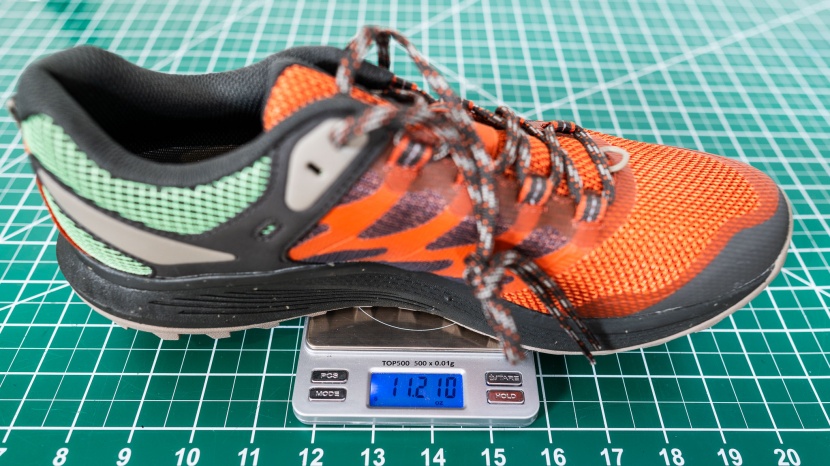 merrell nova 3 - the merrell nova 3 weighs 11.21 ounces per shoe, in size us men's...