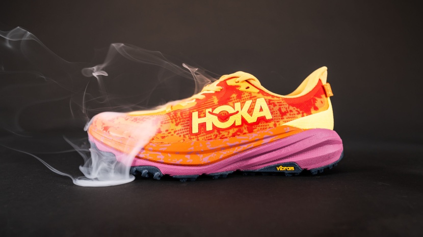 hoka speedgoat 6 - the thinner upper found on the speedgoat 6 is now more breathable...