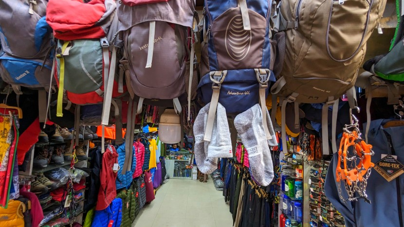 danish endurance unisex merino 3-pack - a hiker's version of a glamour shot.