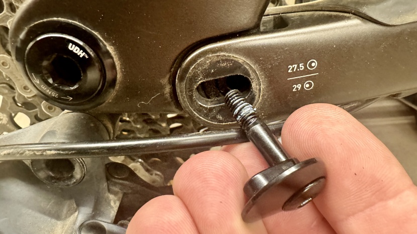 specialized turbo levo sl comp - a quick swap of positions allows you to change wheel sizes with no...