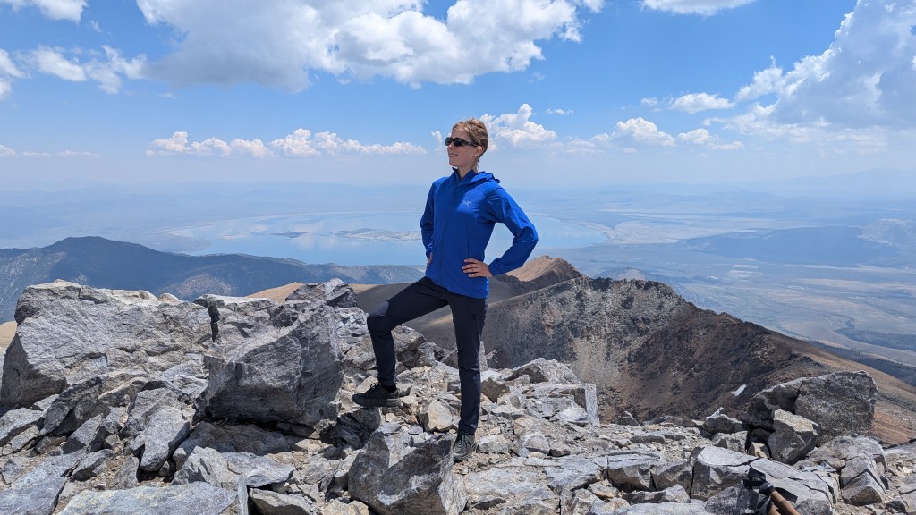 arc'teryx gamma lightweight hoody for women - the gamma lightweight is breathable on the ascent and highly...