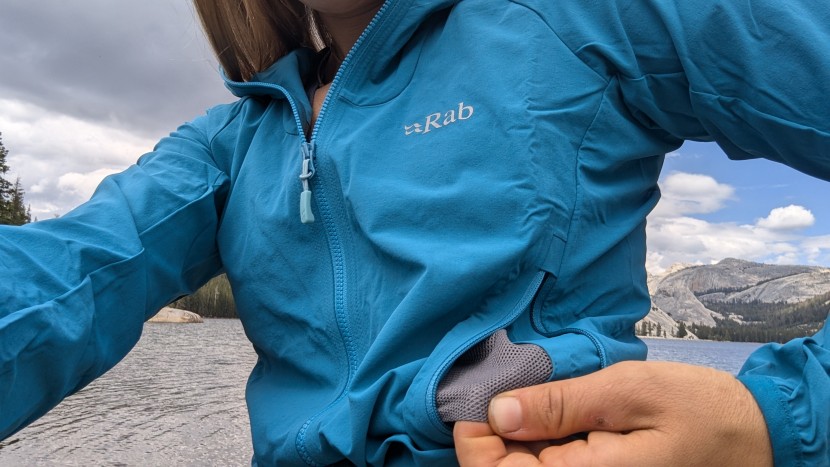 softshell jacket womens - when you're feeling overheated and need some cooling airflow...