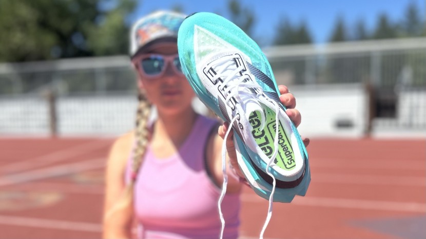 new balance fuelcell supercomp elite v4 for women - the tongue and lacebed aren't the most thoughtfully designed, but...