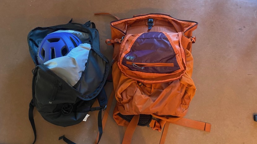 gregory jade 28l - large u-zip openings are much easier to use when you need to dig...