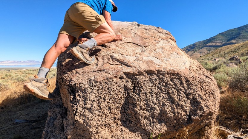 rei co-op sahara cargo short - testing our sahara's ability to stretch. our verdict: ehh, so-so.
