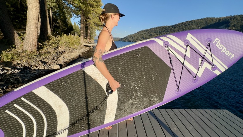 fb sport lightning - low profile board that is easy to carry around.