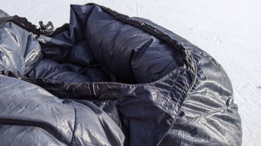 the hook and loop tab on the kodiak mf helps hold its zipper in...