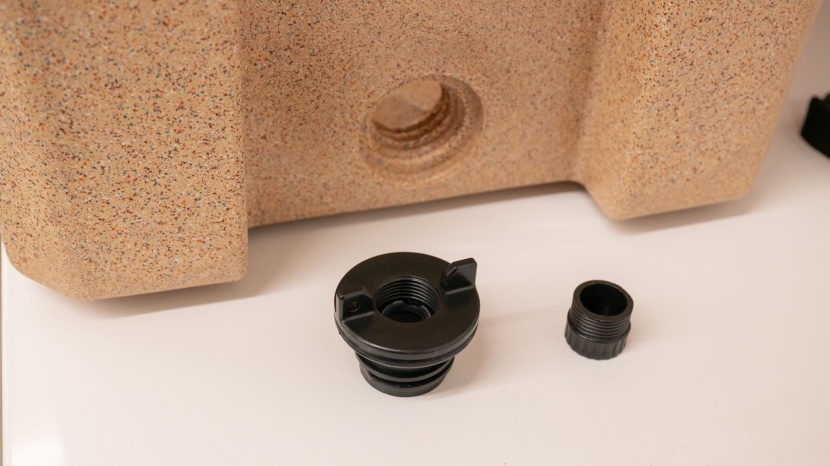 the canyon features a two-speed drain plug that is a thoughtful...