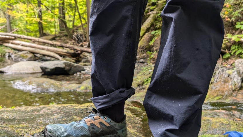 arc'teryx gamma pant for women - these pants resist water well and dry quickly.