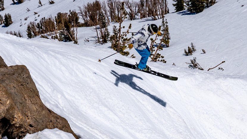jump into the air and land with confidence on this ski.