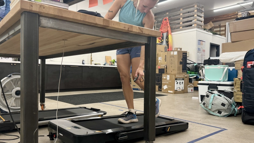 urevo strol 1 pro foldable treadmill - to work, the ir remote needs to be pointed directly at the front of...