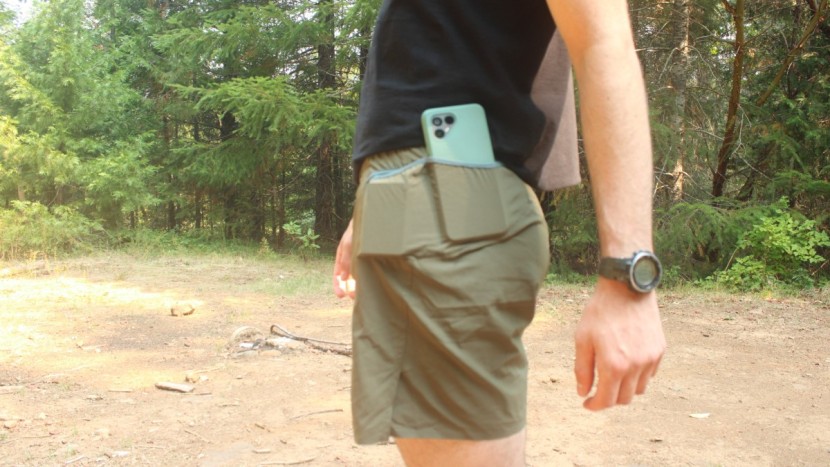 running shorts men - just because it can fit doesn't mean it should; phone storage in...