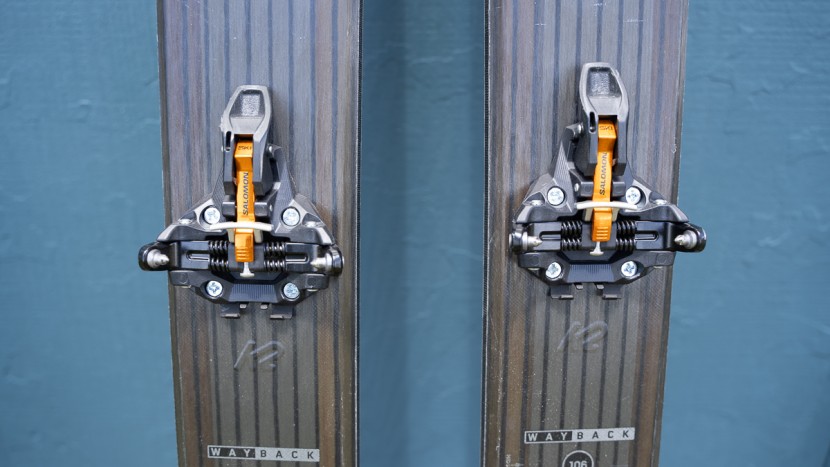 at bindings - salomon's toe pieces are reliable and simple, both things you want...