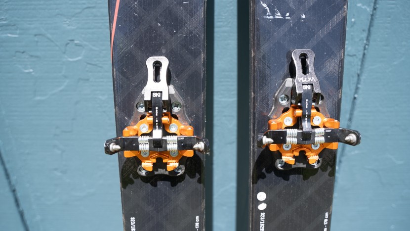 at bindings - the plum karibou 12 accomplishes greater elasticity with a sliding...