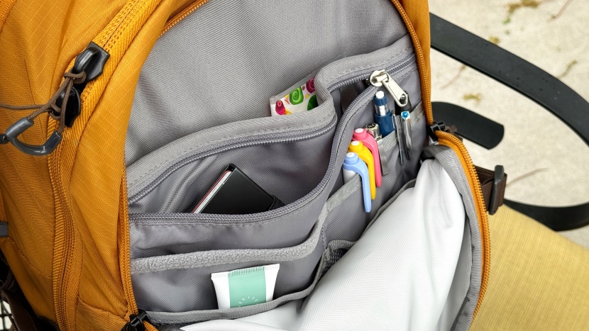 staying organized during our standardized packing test, using the...