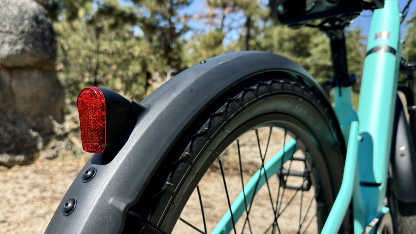 the abs fenders are quiet and lightweight, the added light enhances...