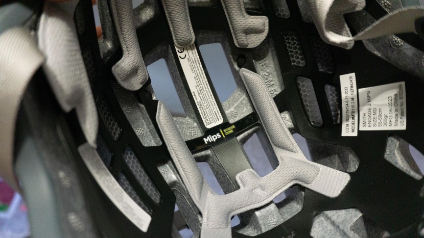 mountain bike helmet - thoughtful padding and vent configuration, like that which is found...