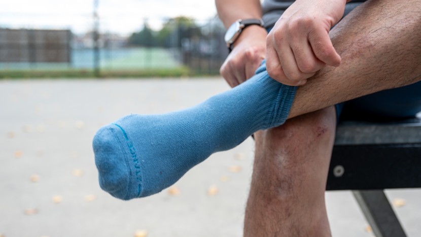 socks mens - the stance socks felt easy to slip on, even on sweaty feet.