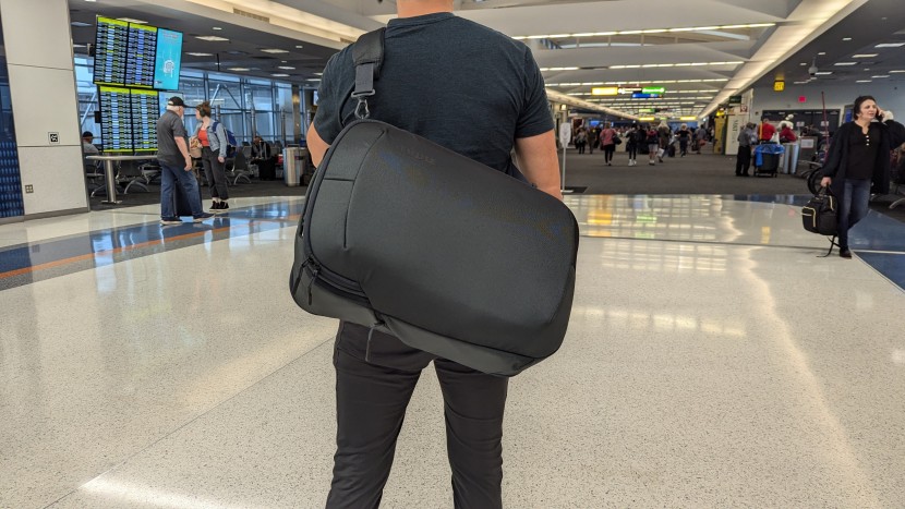 the thule subterra has a few different carry options. we preferred...