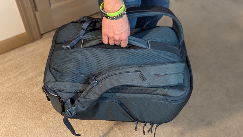 several easy-to-grab handles provide a variety of carrying options...