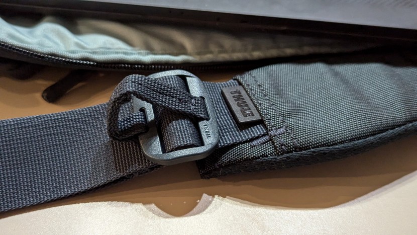 thule subterra 2 convertible - the sling has a wonderfully intuitive thumb loop that lets you...