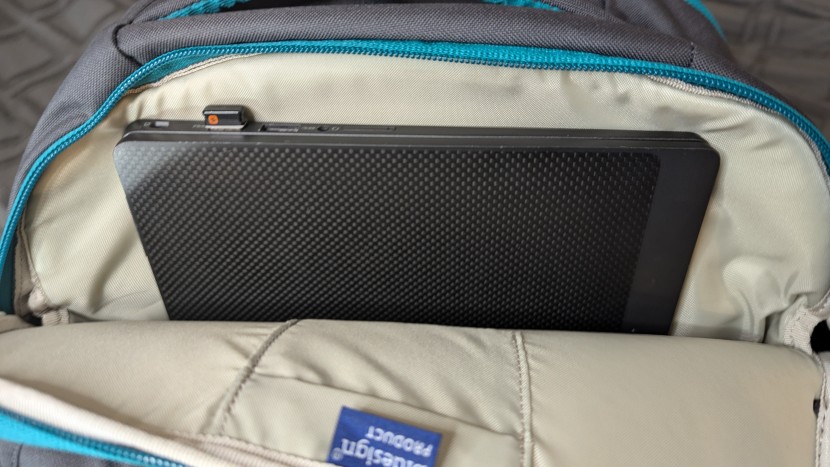 osprey daylite carry-on 35 - the laptop pouch is no frills - a large and moderately padded slot...