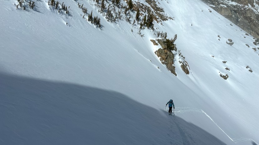 k2 wayback 106 - setting the skin track for alpine powder, you'll be happy with the...