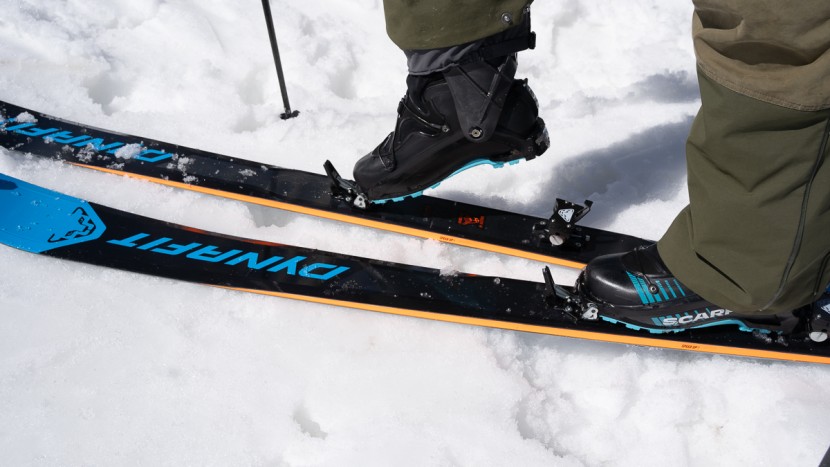 dynafit blacklight 88 - paired with an ultralight set of bindings (like the dynafit speed...