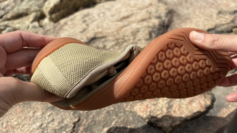 the classic twist test. though your foot hopefully won't move like...