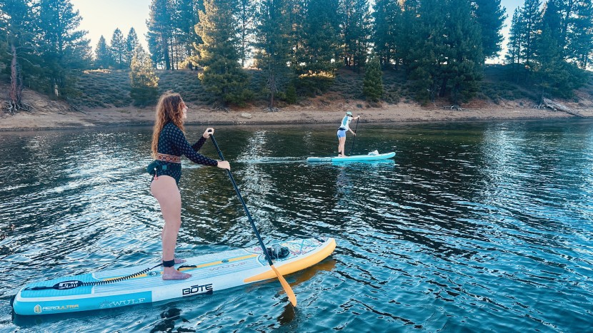 paddle board - the bote wulf turned on a dime, even in choppy conditions.
