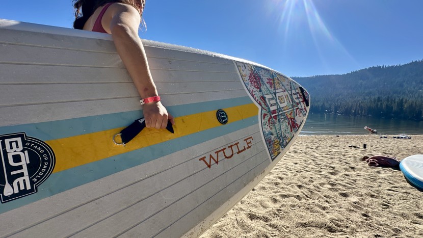 paddle board - the bote wulf held up during all of our testing. even when we bumped...