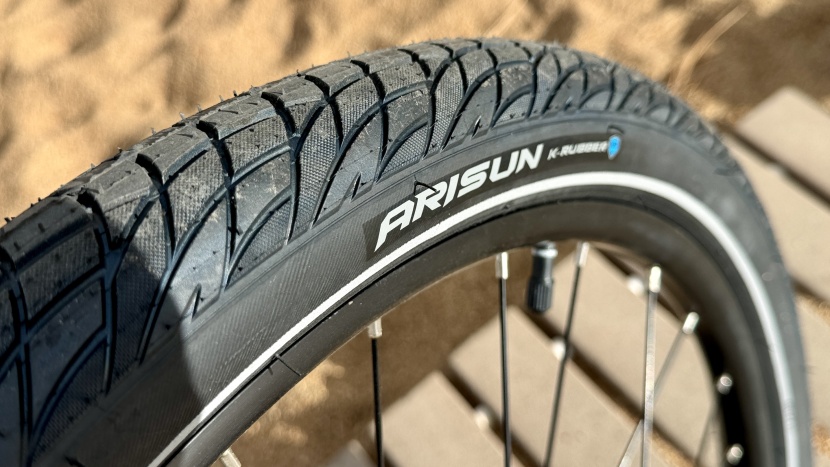 rad power radkick belt drive - arisun 27.5 x 2.25" tires provide some cushion between the rider and...