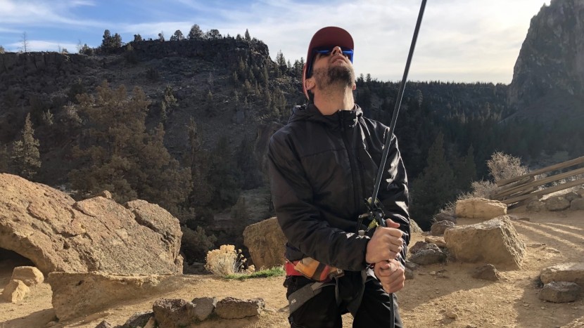 edelrid giga jul - the catch and bite provided by the giga jul in assisted braking mode...